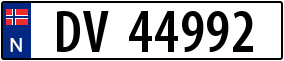 Truck License Plate